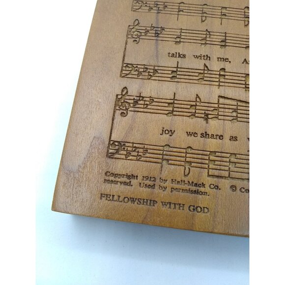 P.Graham Dunn Amish Cherry 1912 C. Miles "In the Garden" Laser 7"x 5.25" plaque - Picture 10 of 12